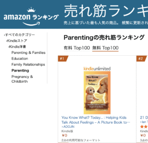 Parentingカテゴリで1位を獲得した絵本「You Know What? Today…」の表紙画像 