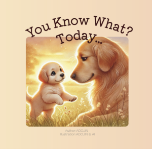 絵本『You Know What? Today...』表紙（親子の対話と感情を描く）